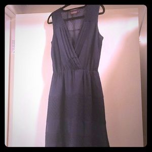 Navy Faux Wrap Dress (The Limited), Size 2