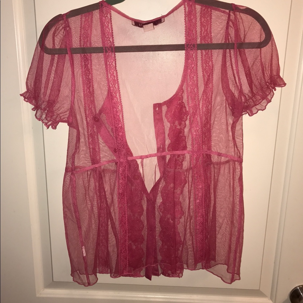Sheer romantic top