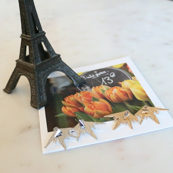 💕2 for $15💕Starburst peak-a-boo earrings - Picture 4 of 5