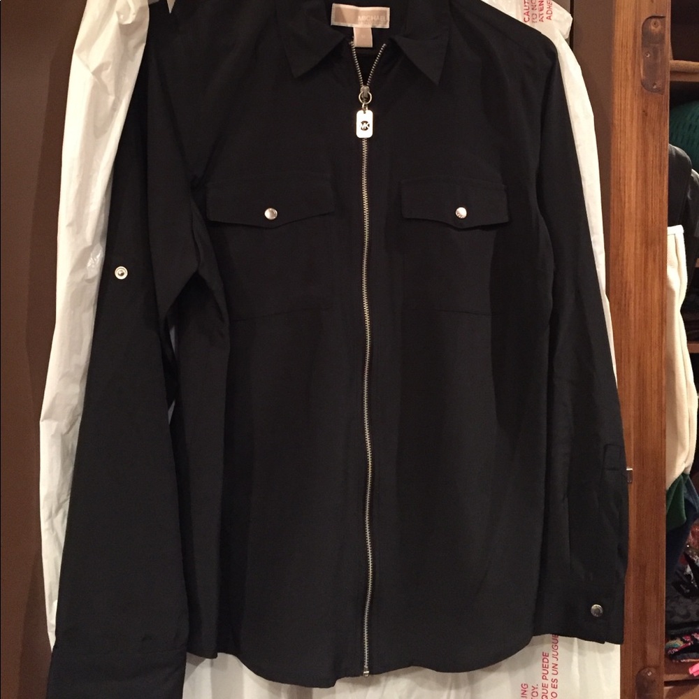 Michael Kors Black Blouse M