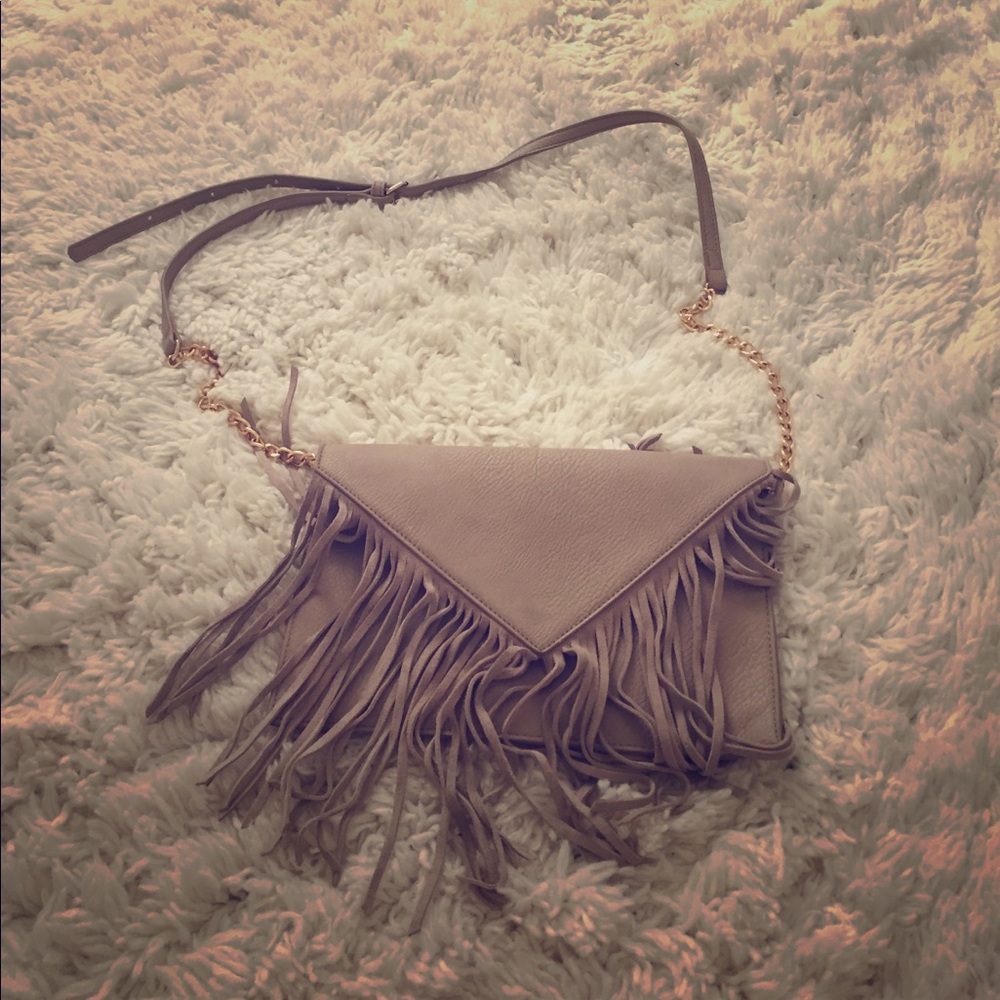 Frilly cross body bag!