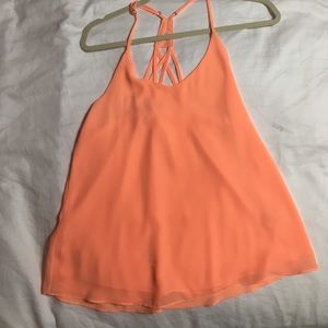 NWT Tank top with razorback detailing