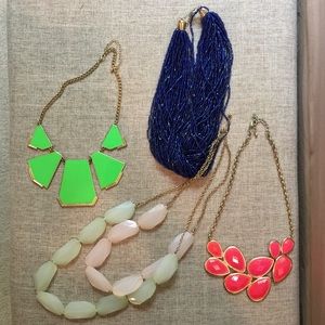 Bundle of spring statement necklaces!