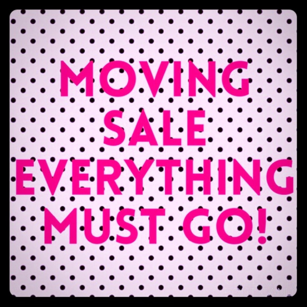 Moving sale