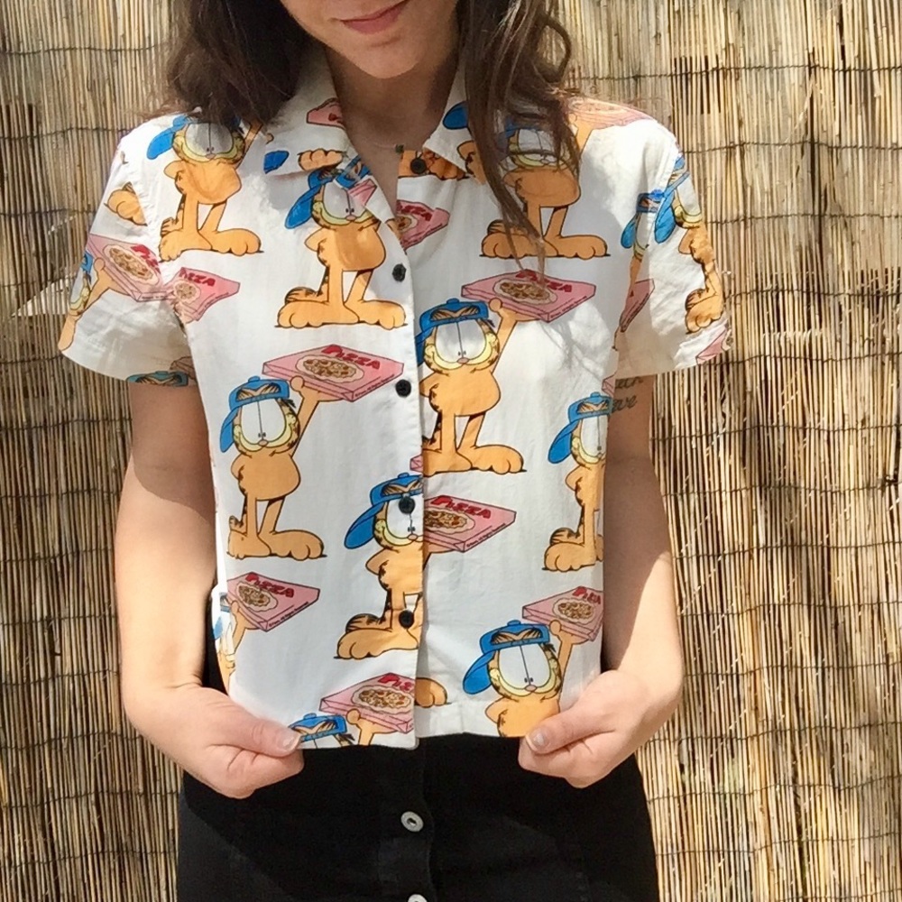 Lazy Oaf Garfield Top