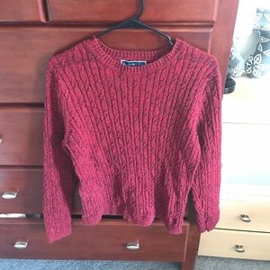 Knit cozy sweater