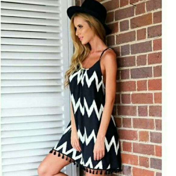 👙Aztec Striped Backless Dress👙 - Picture 3 of 3