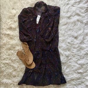 New With Tags Sisley Paisley print dress New With Tags Sisley Paisley print dress