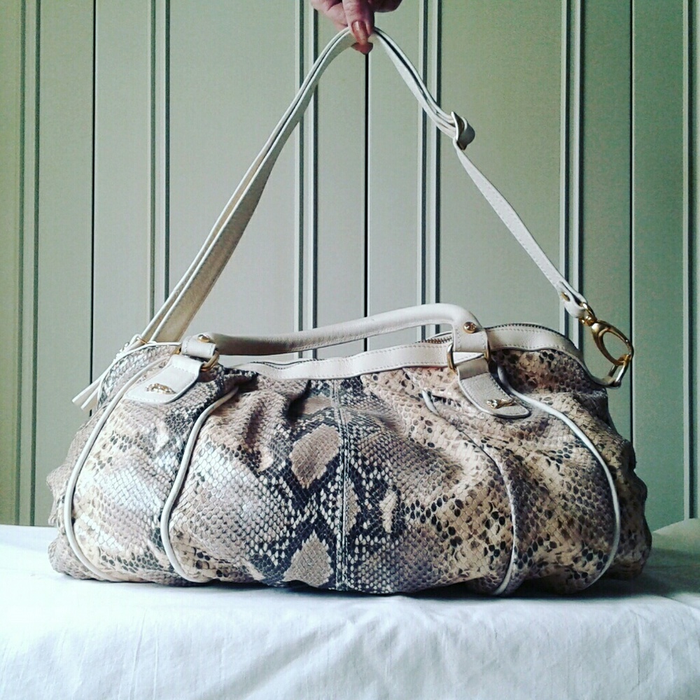 NEW Jenrigo Leather & Python Italian Leather