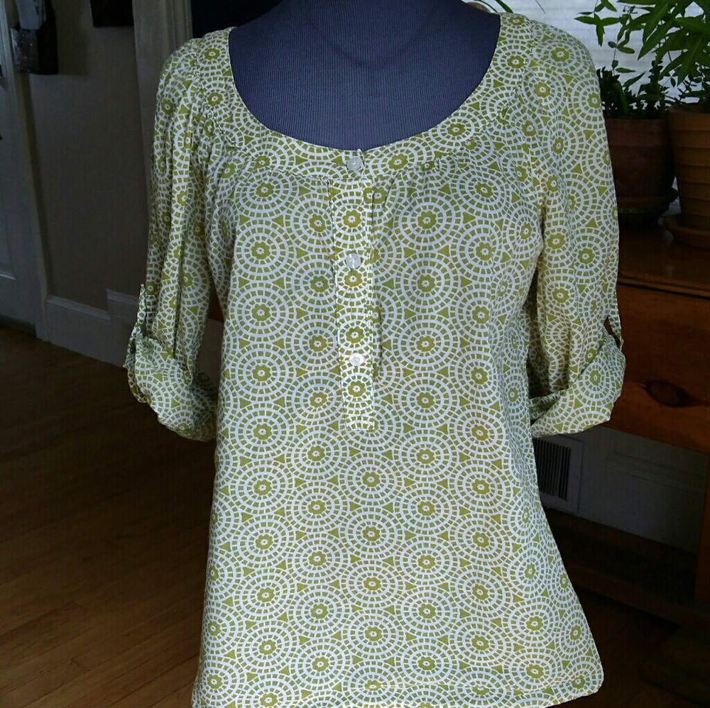 Banana Republic patterned shirt