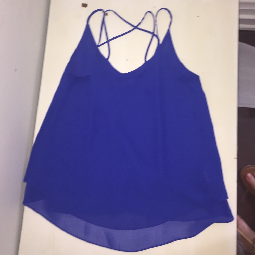 Cobalt Strappy Tank