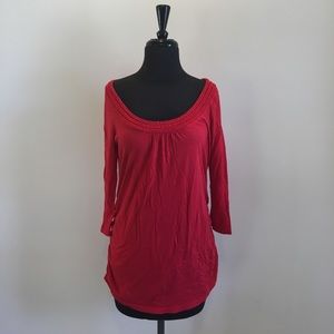 Red maternity top!