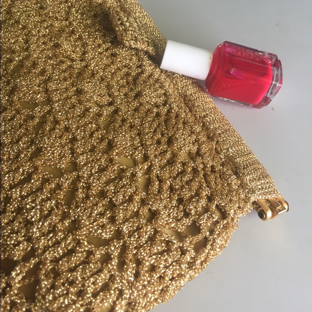 Vintage Gold Clutch