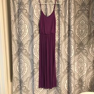 Purple maxi dress