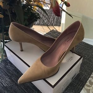 Coach Suede Pumps