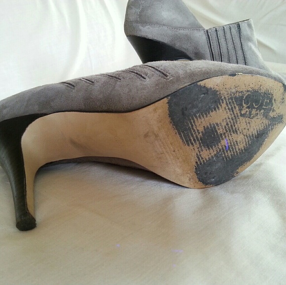Guess grey suede peeptoe heels - Picture 4 of 4