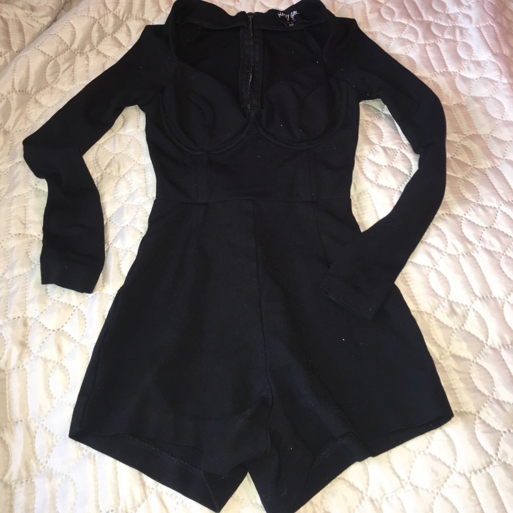 Nasty Gal black romper