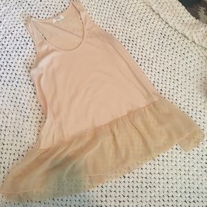 Tan feminine tank