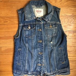 Mossimo denim vest size small