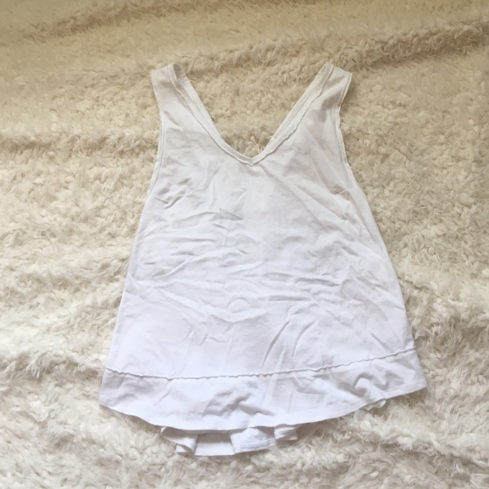 White tank top