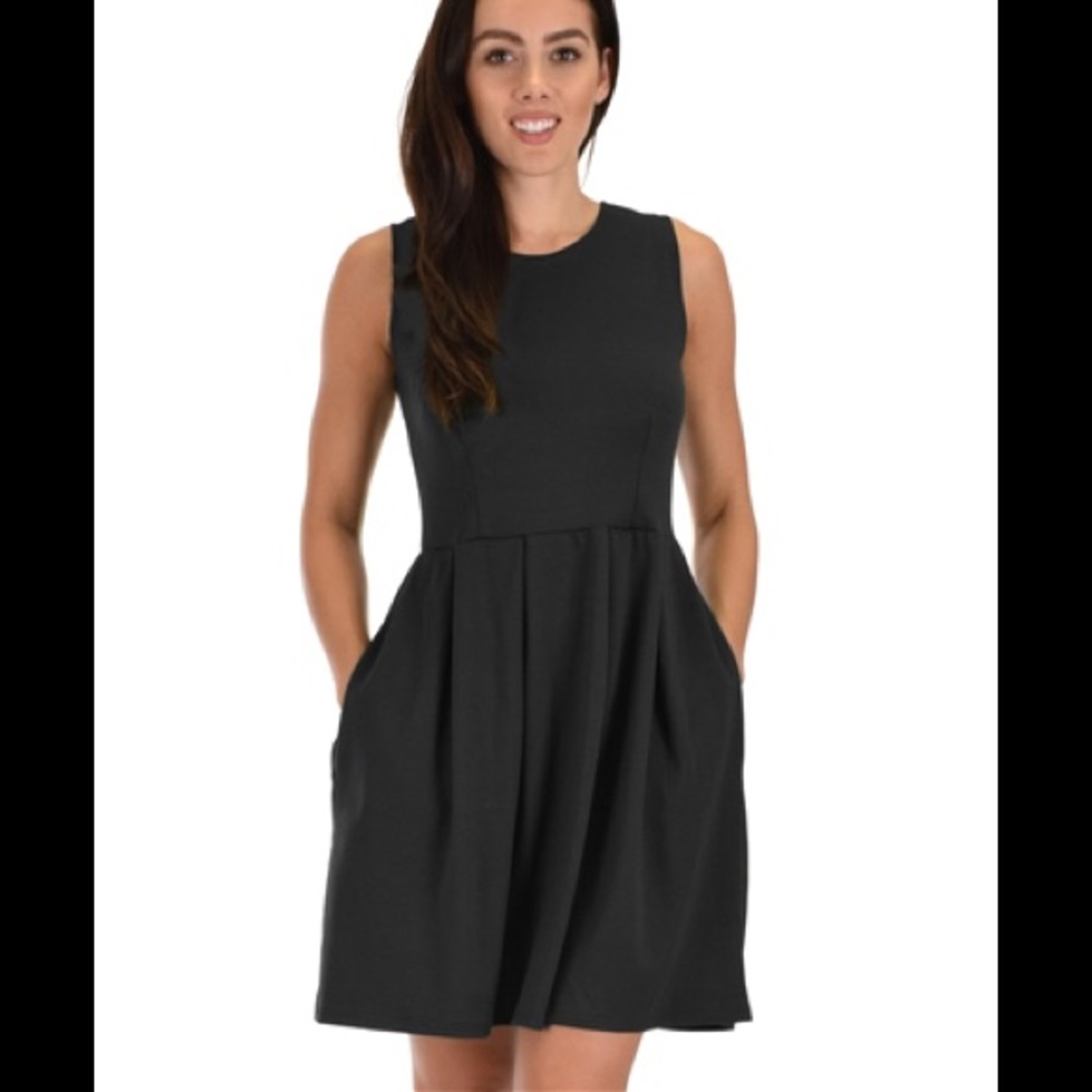 Black I'm Smitten Skater Dress