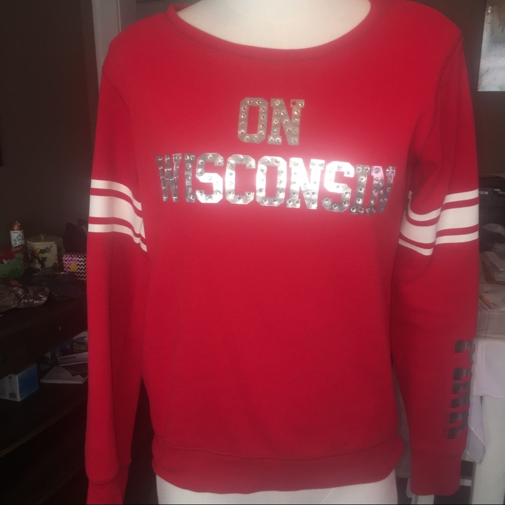 Pink Victoria Secret sweatshirt