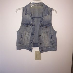American Eagle jean vest