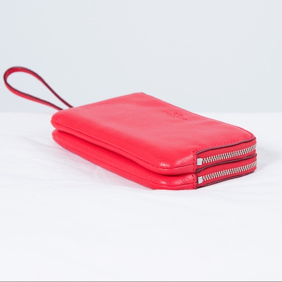 NWT Coach Double Corner Zip Wristlet - Picture 3 of 5