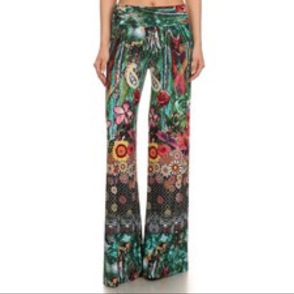 Water Colored Palazzo Pants - Picture 2 of 7