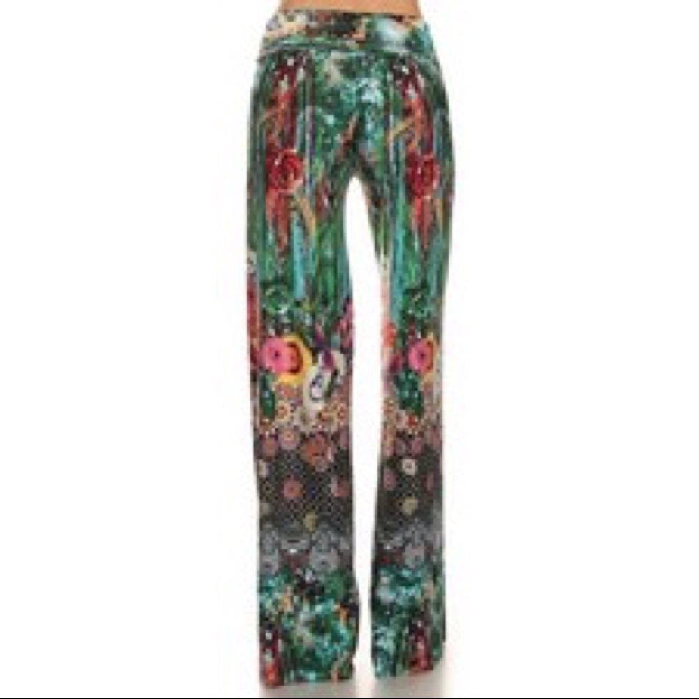 Water Colored Palazzo Pants - Picture 4 of 7