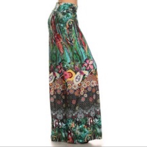 Water Colored Palazzo Pants - Picture 3 of 7