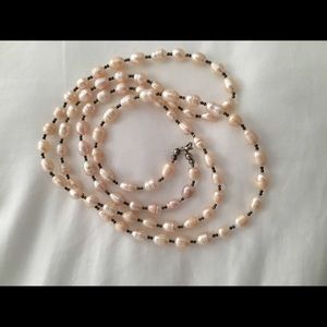 Natural perfectly imperfect freshwater pearls
