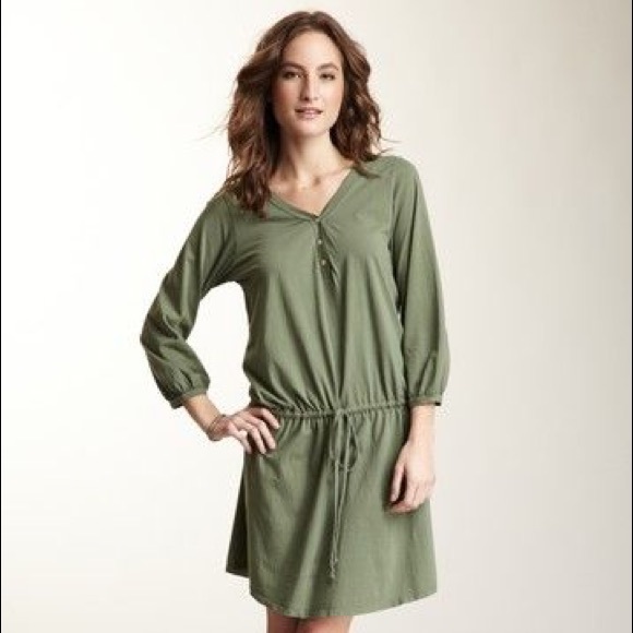 NWT LA made drawstring dress in Kashmir pink XS - Picture 1 of 4