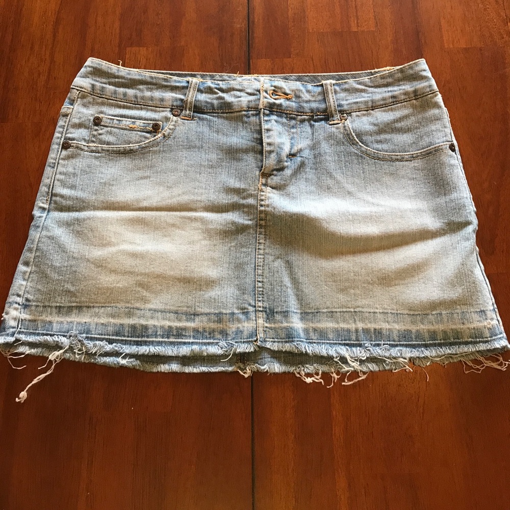 Blue jean skirt