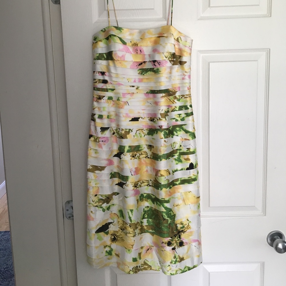 Multi-Colored, fitted bandage-like dress
