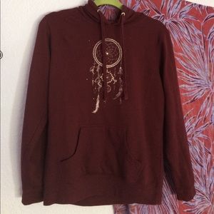 RARE Empyre dreamcatcher hoodie maroon