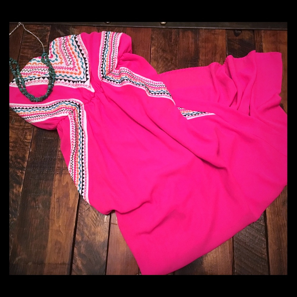 Embroidered Fiesta Maxi Dress