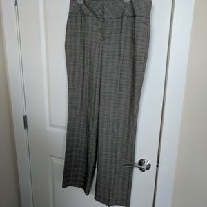 NWT Gray plaid dress pants