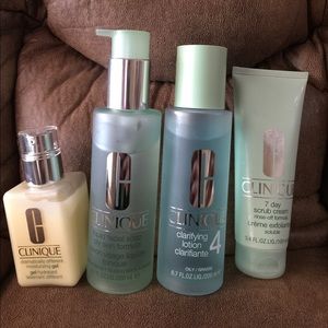 Clinique face wash regimen