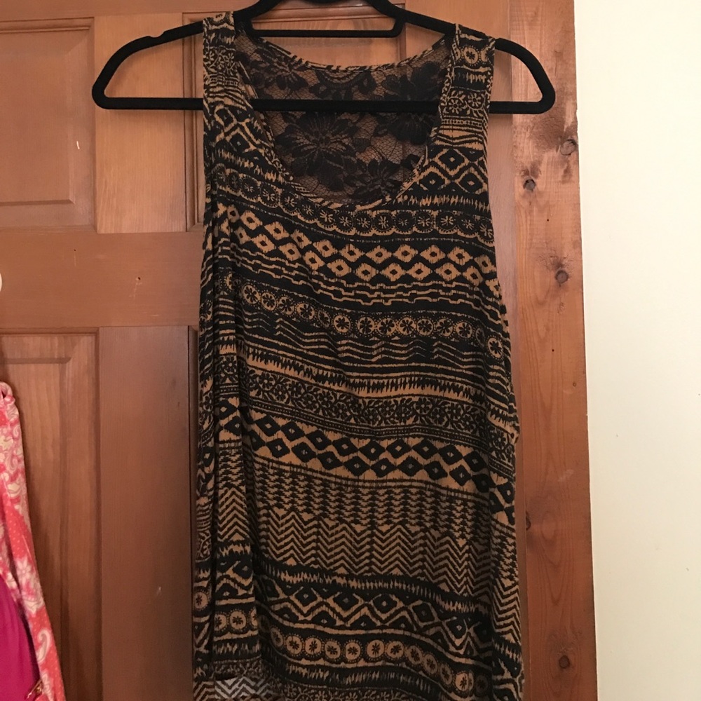 Tribal print tank