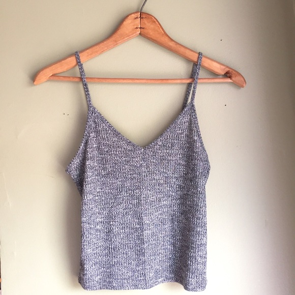 Urban Heritage Tops - NWT salt & pepper crop top