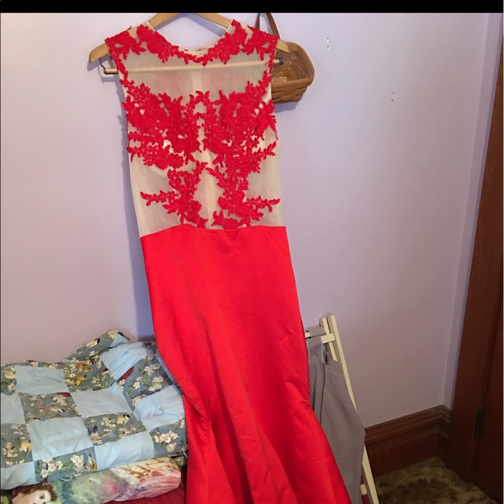 Red dress