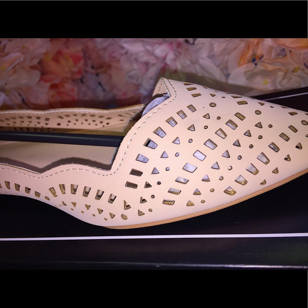 🎉NEW LIM. AVAILABLE🦄Ballerina Cut Out Flats-Nude - Picture 5 of 6