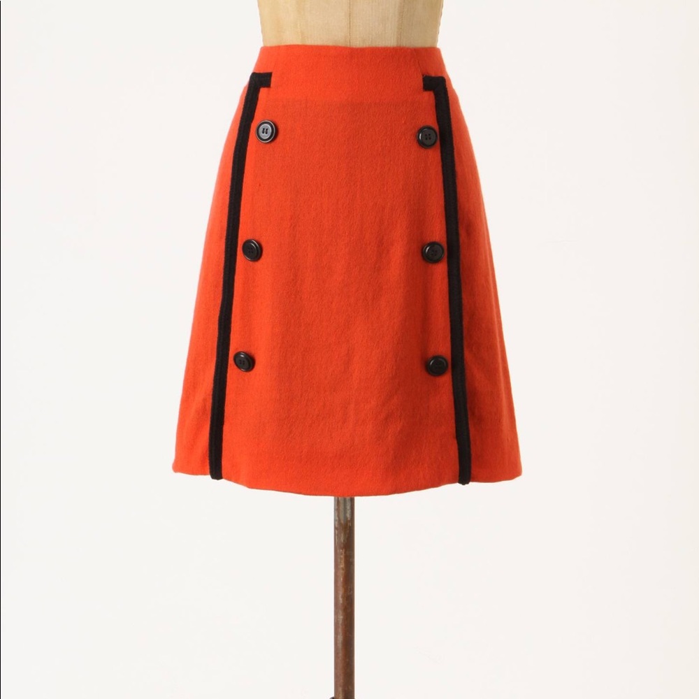 Girls from Savoy for Anthro piped sailor skirt sz4