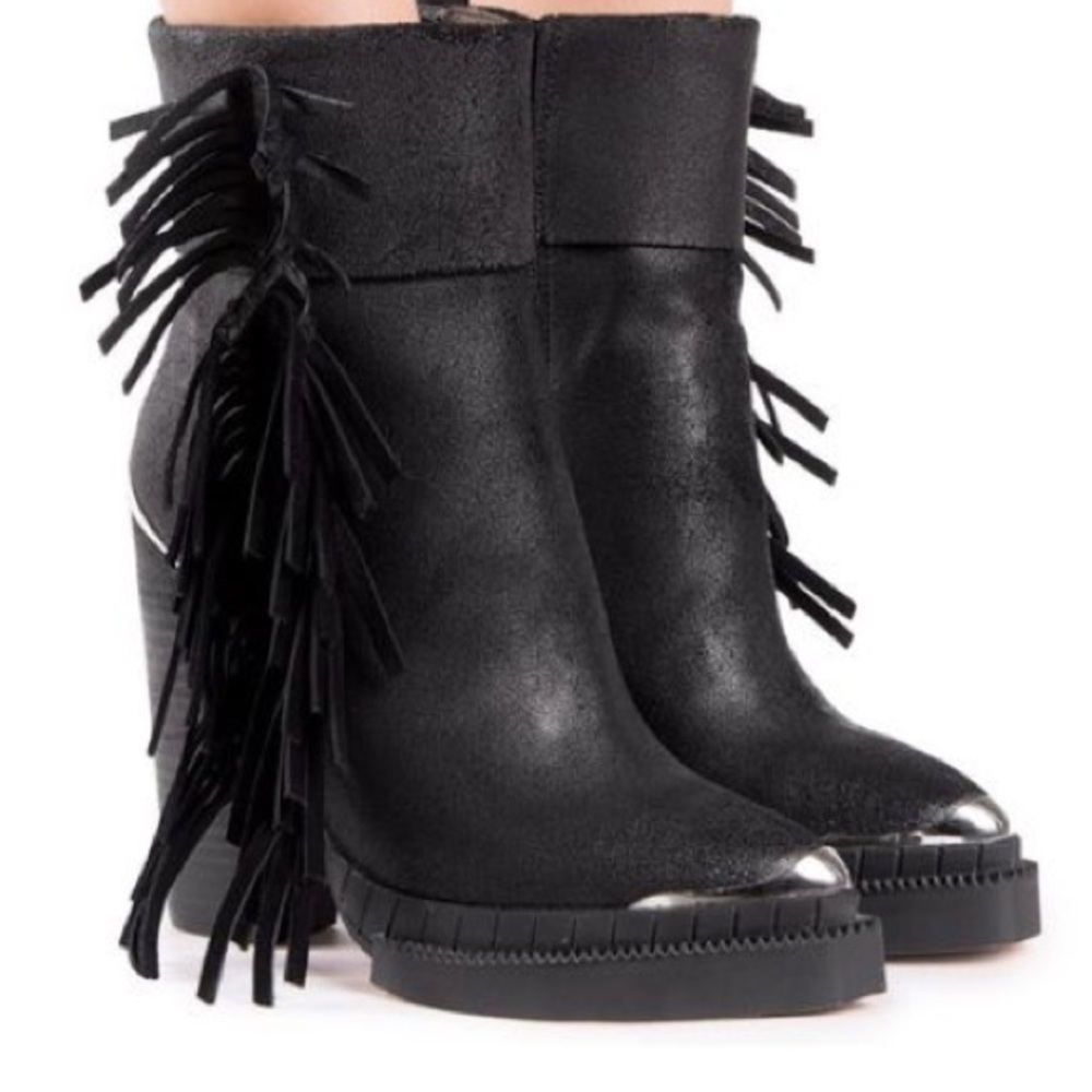 Jeffrey Campbell Bandero Fringed Bootie