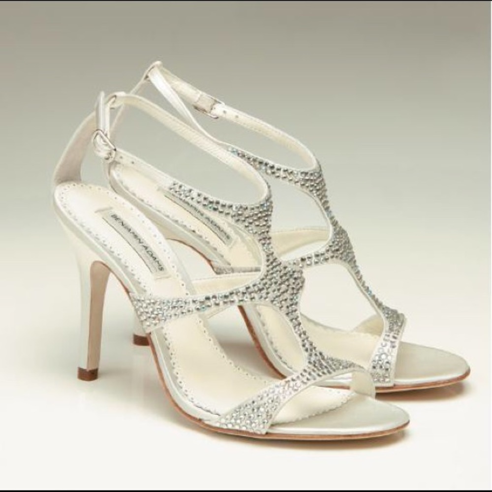 Benjamin Adam's bridal heels 3.5 new Fox