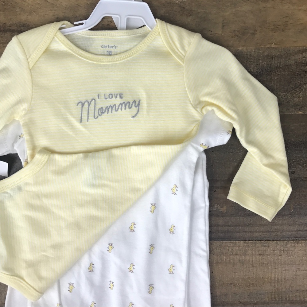 NWT Carter's 3 Piece "I Love Mommy" Set, 18M