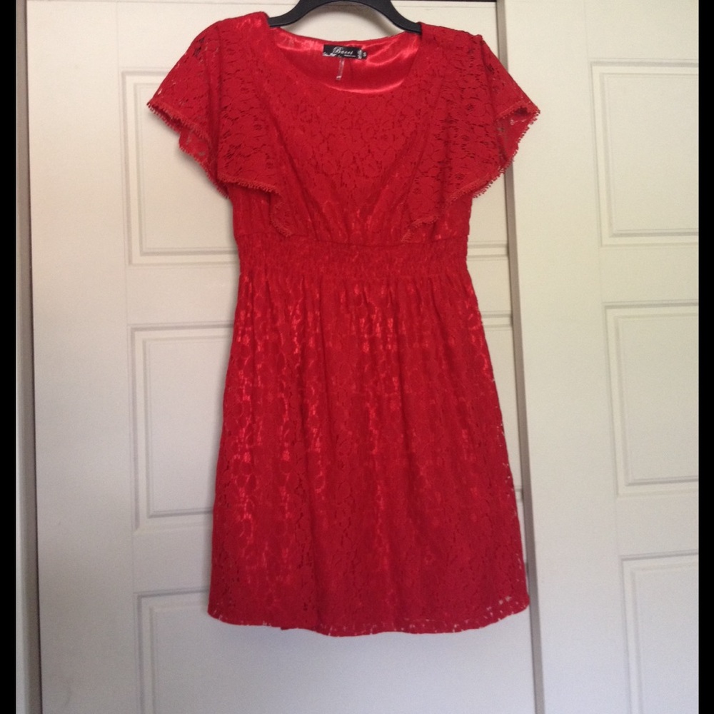 Red Lace Dress