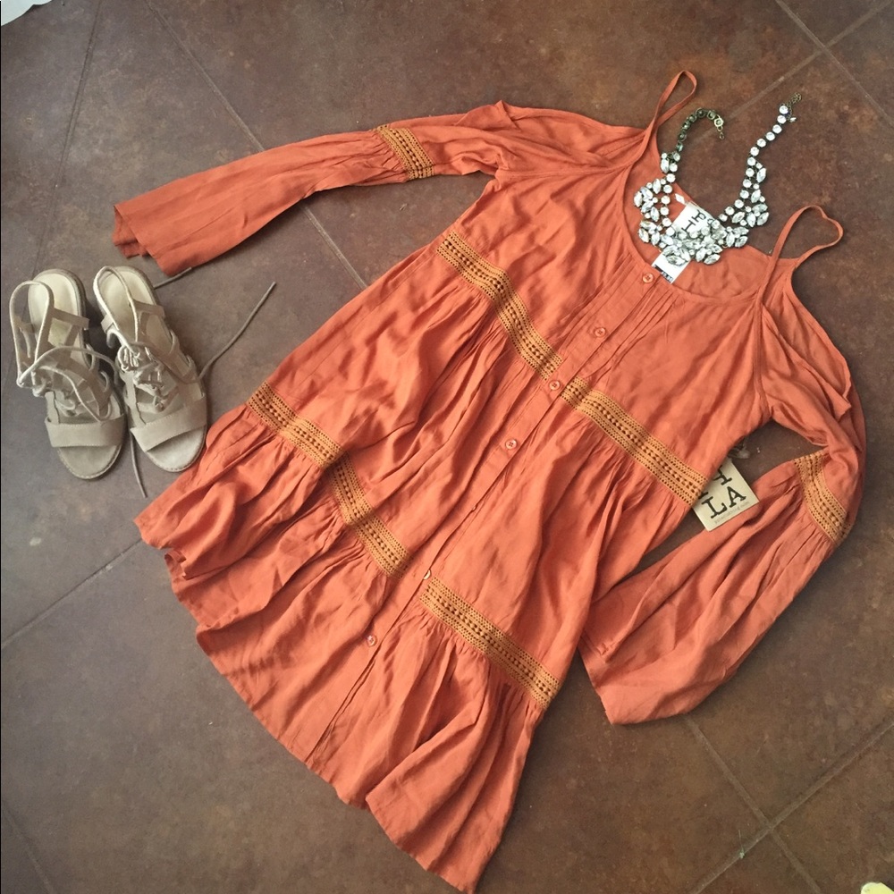 Orange PPLA dress, new!