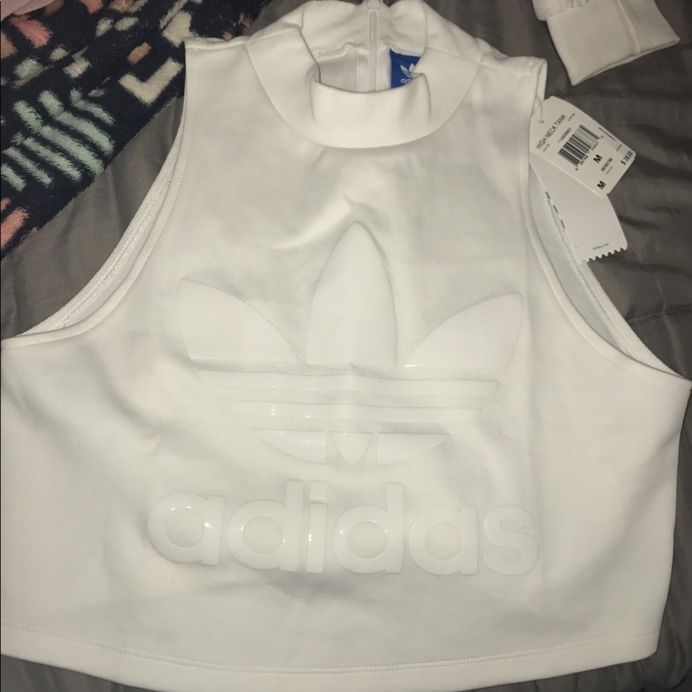 NWT adidas crop top